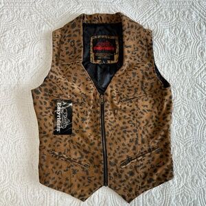 Vintage Motorcycle VEST - Easyriders Leather - Women's  L (runs small)